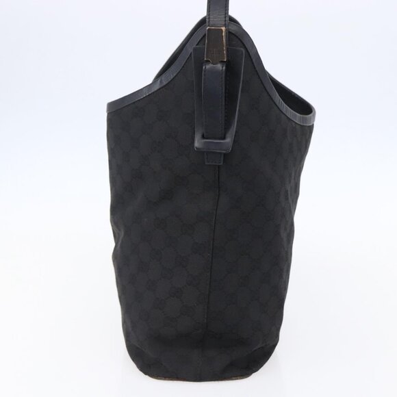 GUCCI GG Canvas Shoulder Bag Black 106242 Auth 149723 - Picture 4 of 16